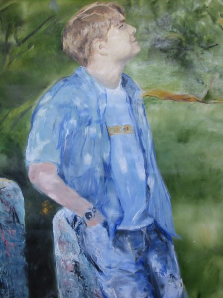 Jon at UMass, oils